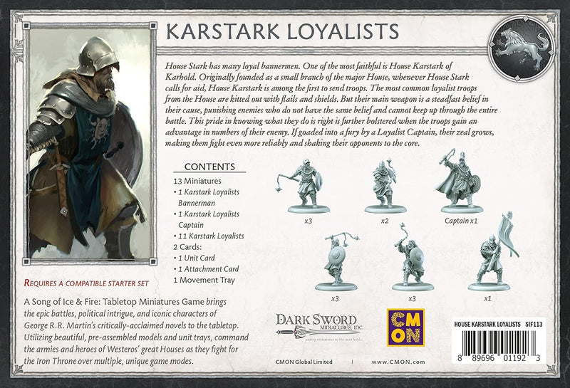 CMON | A Song of Ice and Fire – Loyalisten von Haus Karstark | Erweiterung | Tabletop | 2 Spieler |