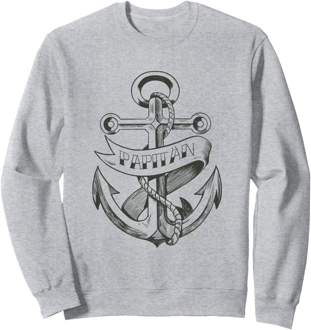 Papitän Herrentagsgeschenke Vatertagsgeschenk Sweatshirt
