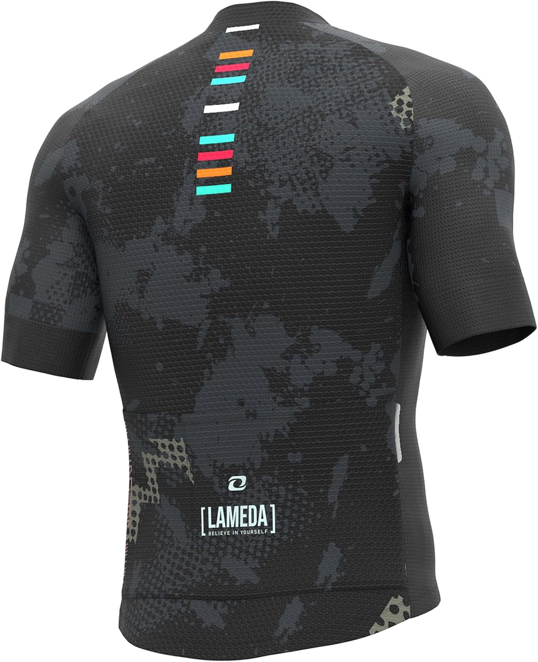 LAMEDA Kurzarm Radtrikot Herren Damen T-Shirt Atmungsaktiv Schnell Trocknen Hautfreundlich Material