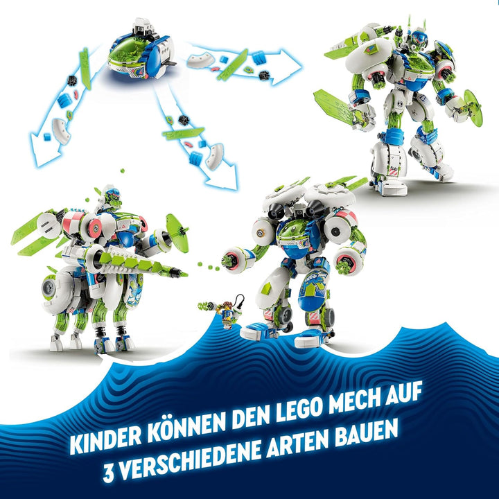 LEGO DREAMZzz 3in1 Mateo and Z-Blob The Knight Battle Mech Set, Space Shuttle Toy Rebuilds into 3 Di