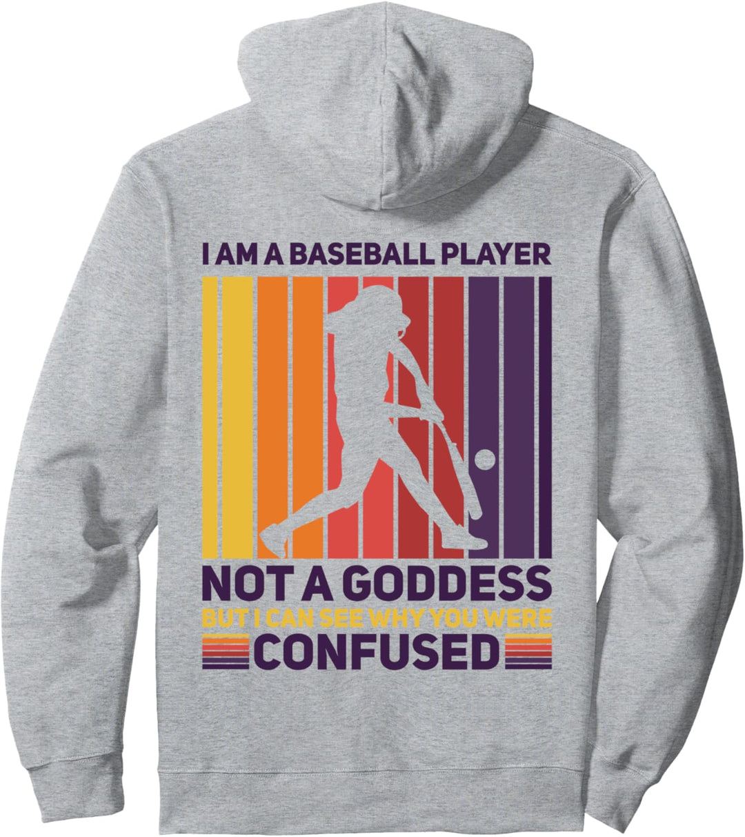 Baseballspieler Pitcher Catcher Infield Baseball Goddess wh Pullover Hoodie