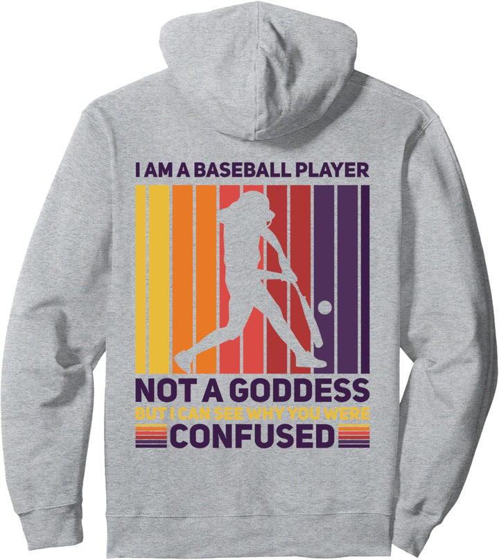 Baseballspieler Pitcher Catcher Infield Baseball Goddess wh Pullover Hoodie