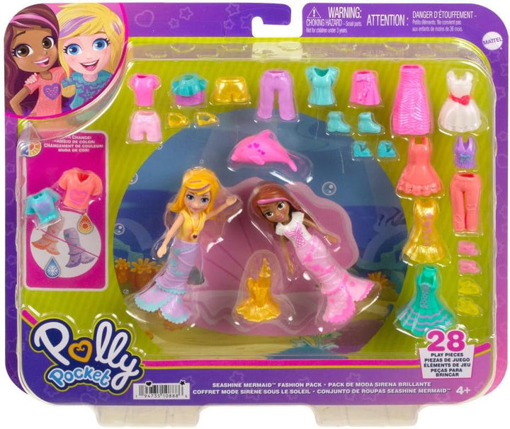Polly Pocket and Friends Verschiedene Modeaccessoires Spielsets HNF51-HKV96