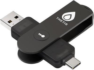 Thetis Pro FIDO2 Sicherheitsschlüssel, Zwei-Faktor-Authentifizierung, NFC Sicherheitsschlüssel, Drop