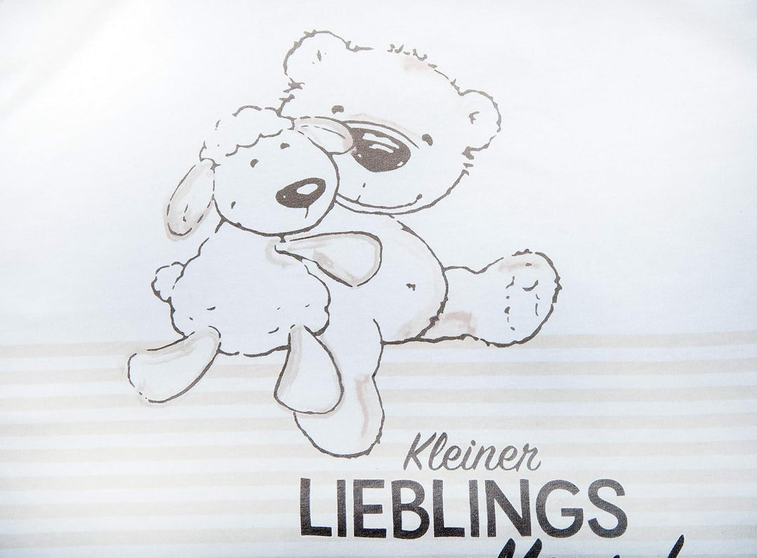 Herding Baby Best Baby-Schlafsack, Kleiner Lieblingsmensch Motiv, 90 cm, Seitlich umlaufender Reissv