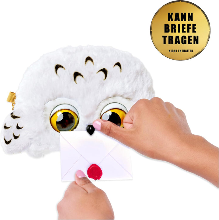 Wizarding World Harry Potter Hedwig Purse Pets, interaktive Eulen-Umhängetasche mit mehr als 30 Gerä