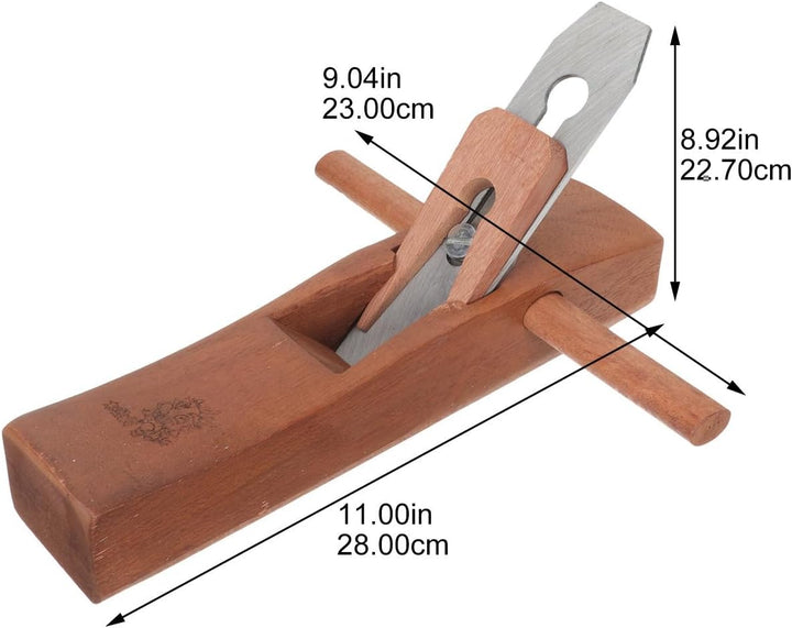 BESPORTBLE Grundhobel Holz für Holzbearbeitung Selbstgemacht mit Holz und Klinge Leicht zu Tragen al