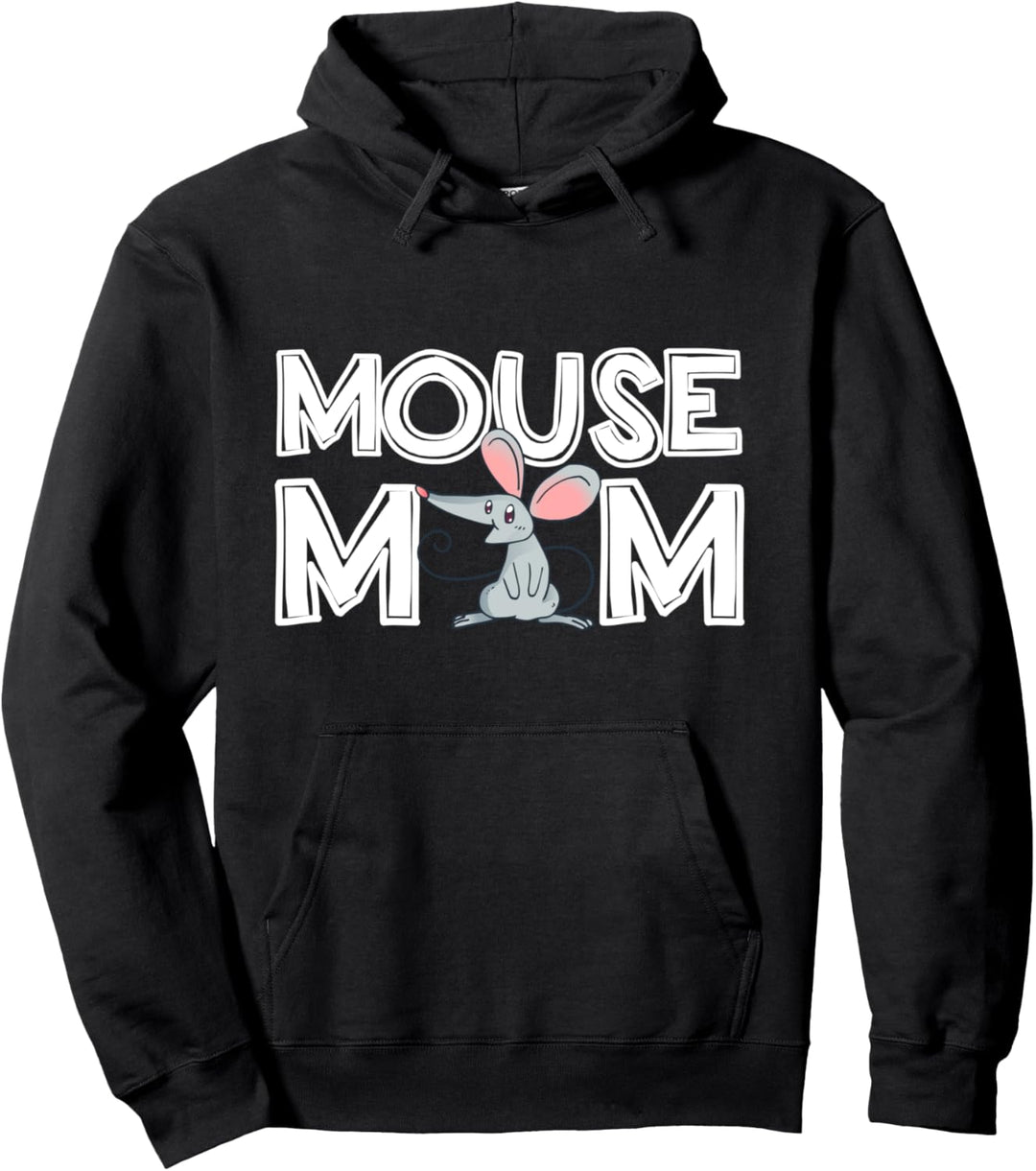 Damen Mouse Mom Mama Mutter Muttertags Geschenk Maus Pullover Hoodie