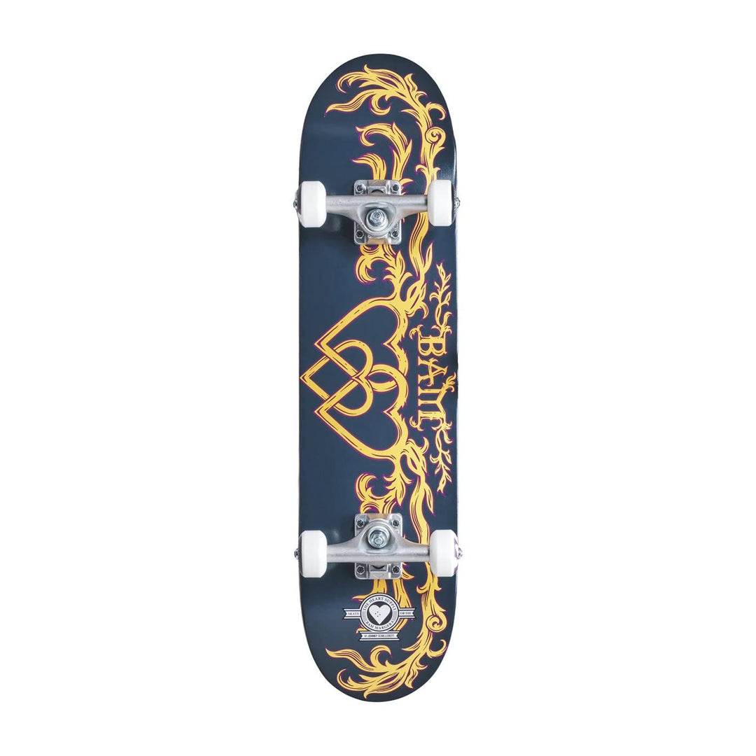 Centrano Unisex – Erwachsene Heart Supply Bam Margera Pro Skateboard Komplettboard 8" Blau, 8" Blau