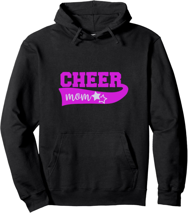 Cheer Mom in Swoop Sports Lettering Pullover Hoodie