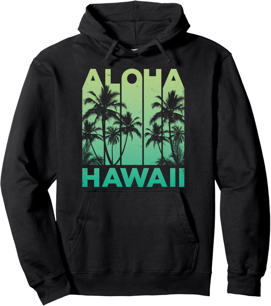 Aloha Hawaii Hawaiian Island T-Shirt Vintage 1980er Jahre Throwback Pullover Hoodie
