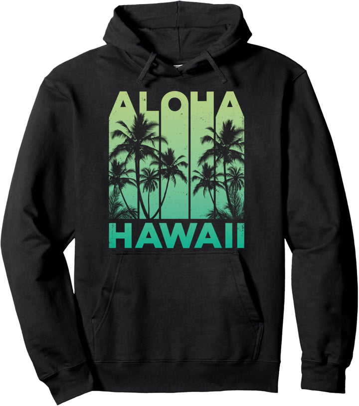 Aloha Hawaii Hawaiian Island T-Shirt Vintage 1980er Jahre Throwback Pullover Hoodie