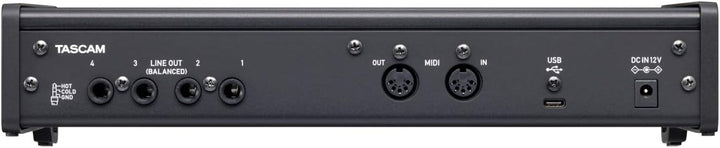Tascam US-4x4HR 4 Mikrofon 4 IN / 4OUT hochauflösende vielseitige USB-Audio-Schnittstelle (US4x4HR)