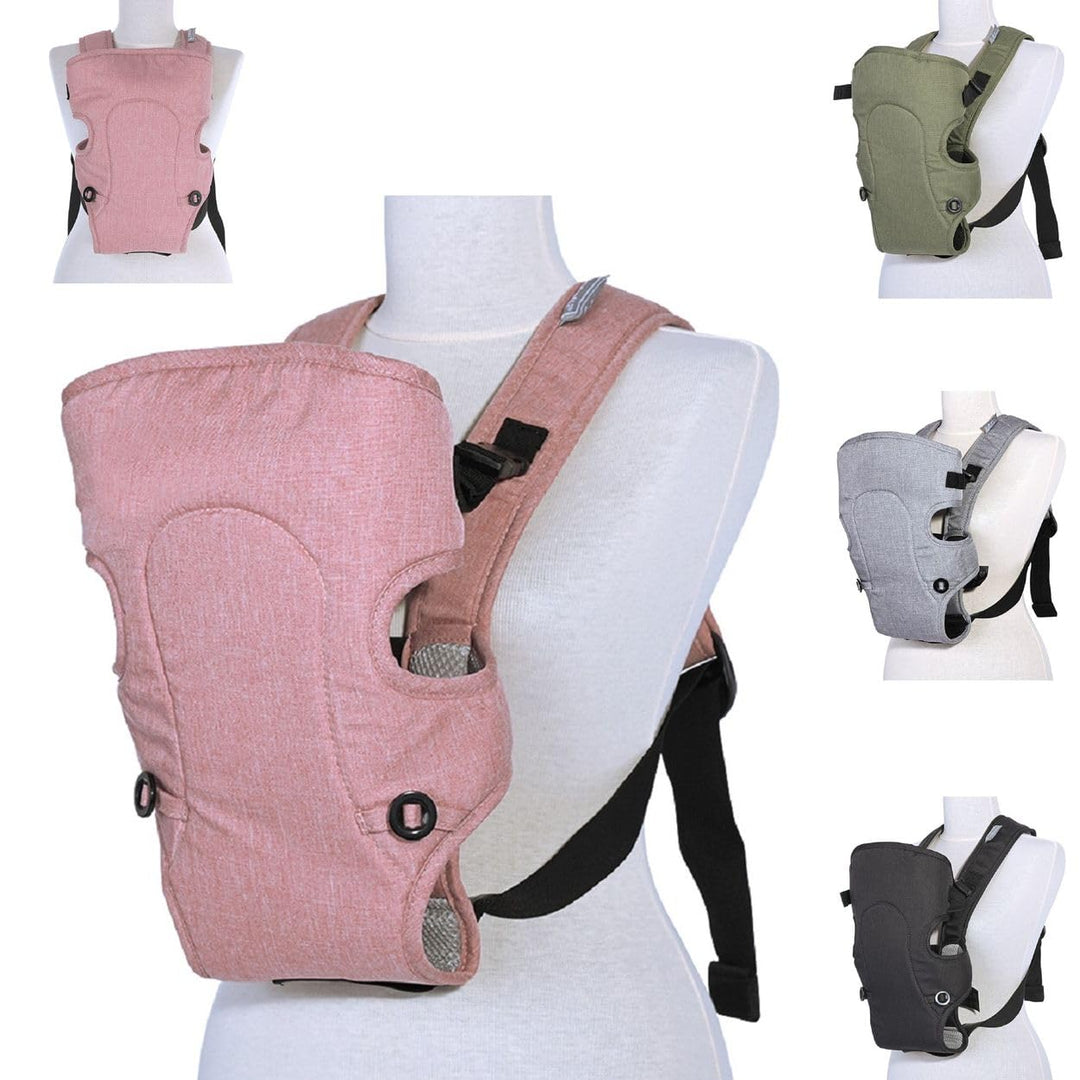 Lorelli Babytrage Tragehilfe Between Bauchtrage verstellbare Gurte ab 4 Monaten rosa, rosa