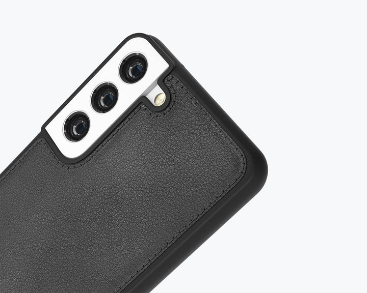 Snakehive Metro Lederhülle für Samsung Galaxy S23 || Echtleder Handyhülle mit Standfunktion || Echtl