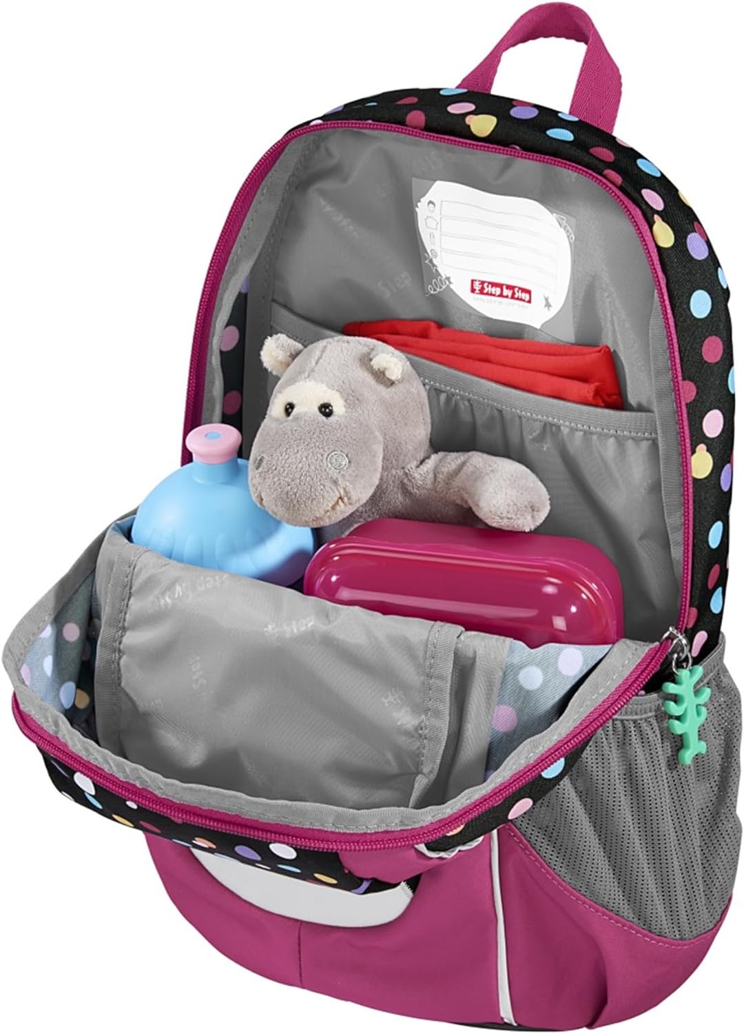 Step by Step Rucksack KIGA Maxi „Ponny Lotta“, separates Innenfach, ergonomischer Kinder Rucksack, h