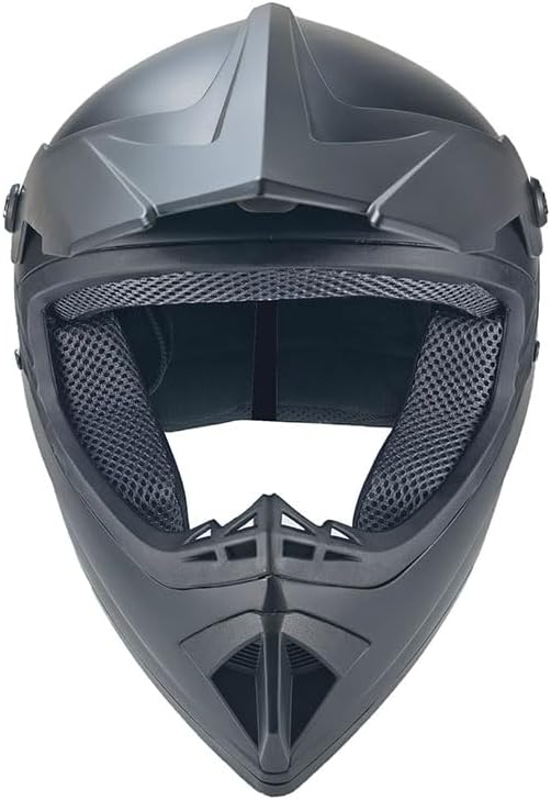 Kinder Crosshelm – Motorradhelm für Kinder und Jugendliche, ABS-Schale, robuster Kinderhelm für Down
