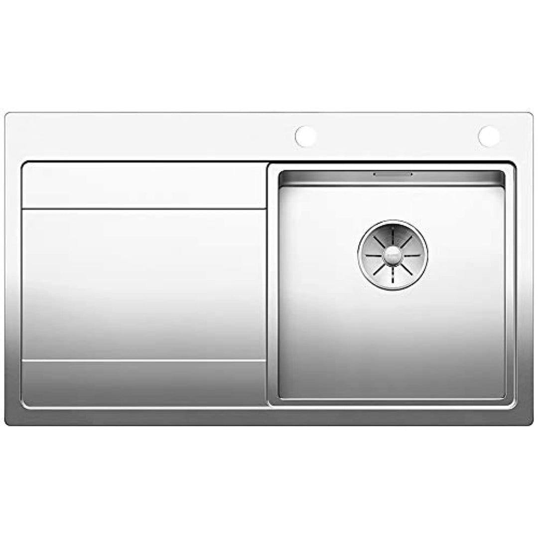 BLANCO DIVON II 45 S-IF | Edelstahl | Einbauart: Einbau von Oben & Flächenbündig | Hauptbecken recht