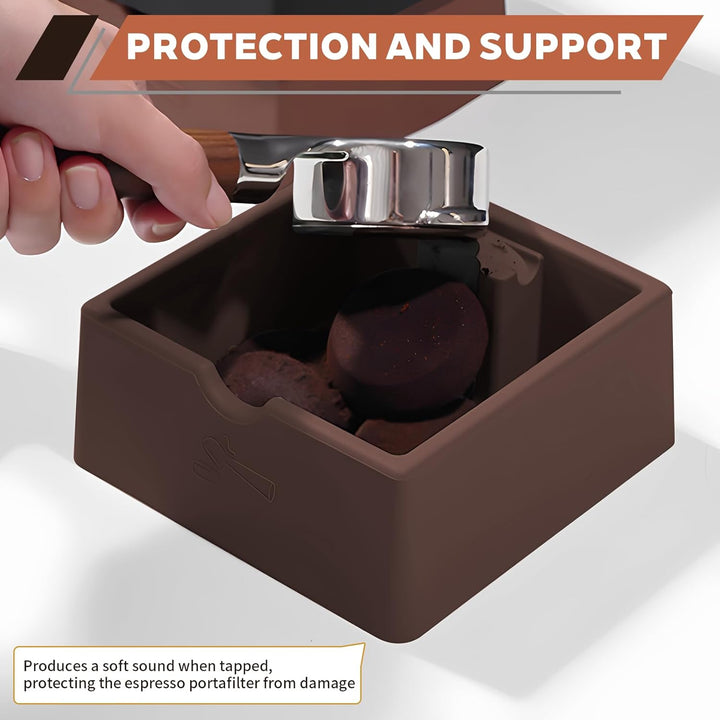 Siebträger Zubehör, Knock Box Espresso, AbklopfbehäLter für Siebträger, Kaffee Abklopfbehälter, Kaff