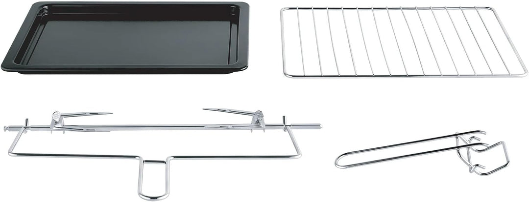 Kalorik - Minibackofen - Kochplatten 2er Elektrisch - mini Backofen 30 Liter - 2-in-1 Backofen und K
