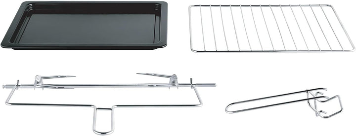 Kalorik - Minibackofen - Kochplatten 2er Elektrisch - mini Backofen 30 Liter - 2-in-1 Backofen und K