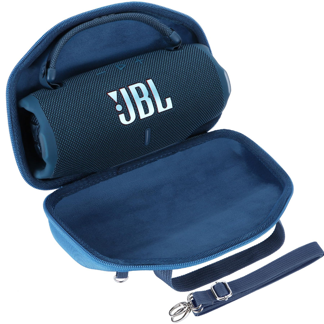 Hart Schutzhülle kompatibel mit JBL Charge 6 Lautsprecher Dunkelblau, Dunkelblau