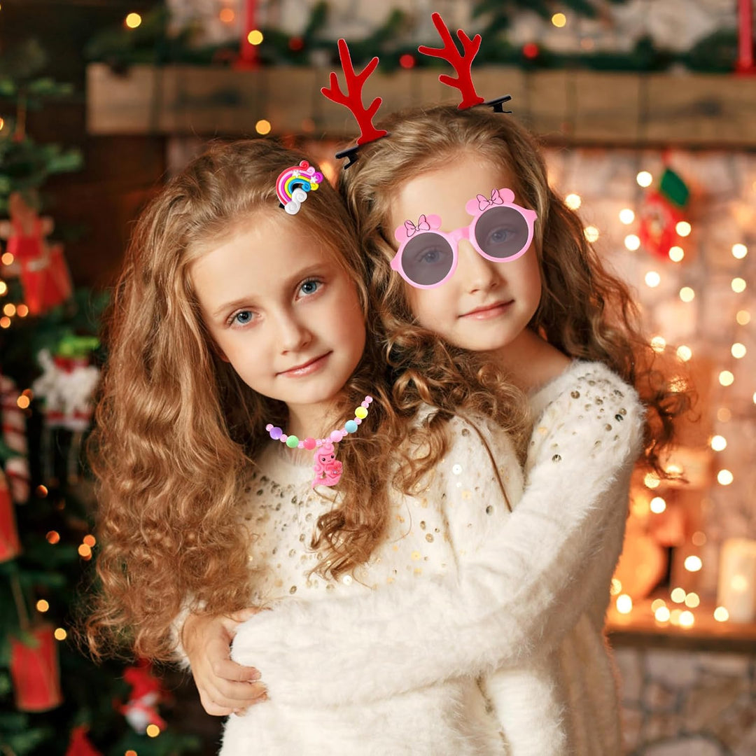 Adventskalender 2023 Kinder, 24 Days Weihnachts Countdown Kalender Prinzessinnen Haar Accessoires fü