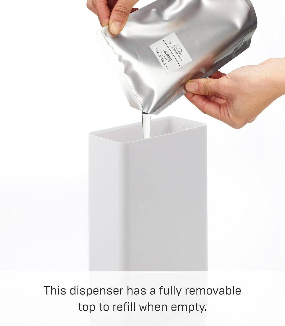 Yamazaki Tower Conditioner-Spender, rechteckig, Weiss One Size Weiss, One Size Weiss