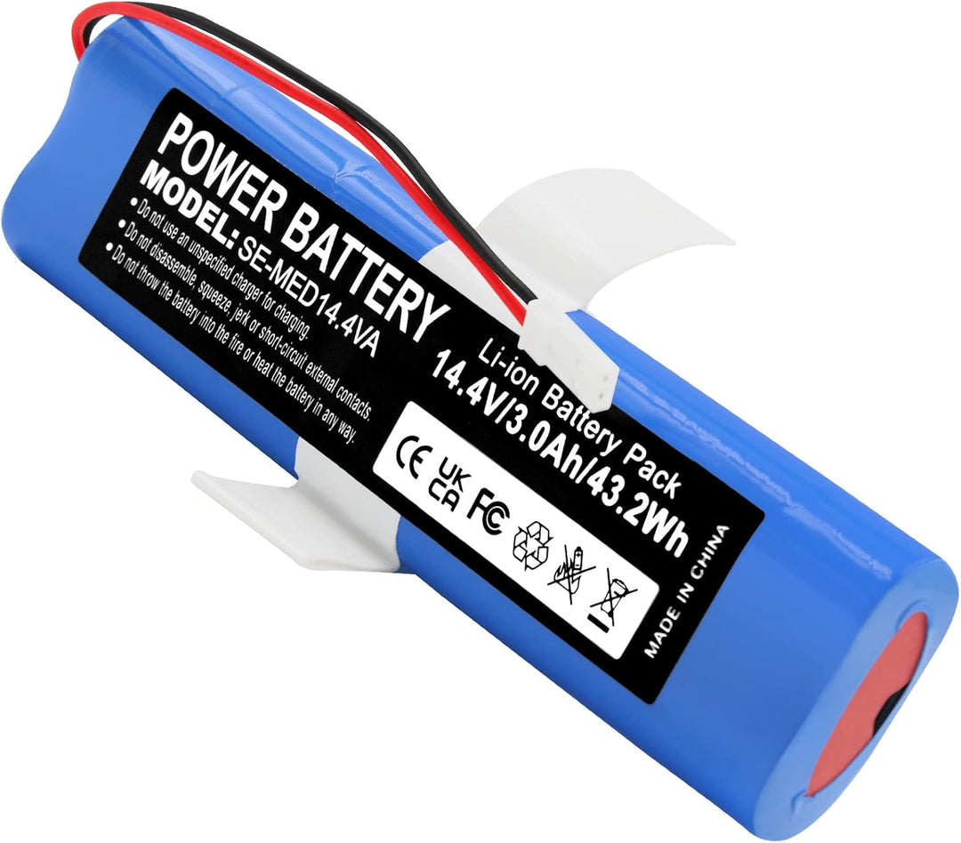 UURRPP Anwendbar für Medion 3000mAh 14,4V Li-ion Staubsauger Akku Ersatz Medion MD18500 MD18501 HJ08