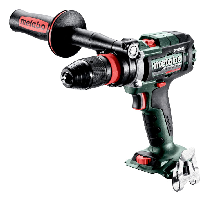 metabo Akku-Bohrschrauber BS 18 LTX-3 BL Q I Metal - 18V, CAS, 130Nm Drehmoment, 3 Gänge - Schnellwe