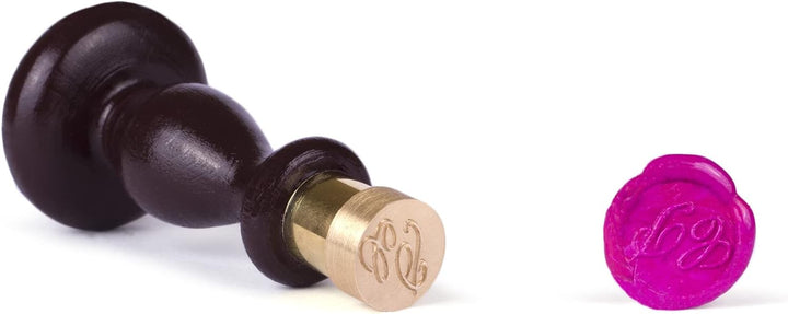 Siegelstempel mit Initialen - Ø15mm