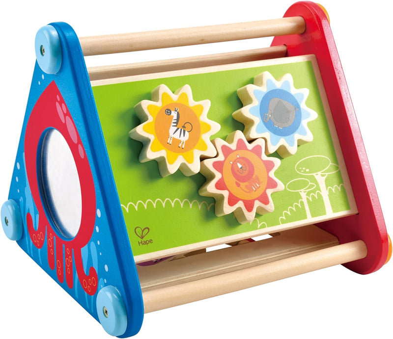 Hape E0434 - Tierische Action-Box, Motorikspielzeug