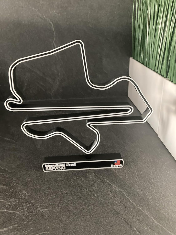 Sepang Rennbahn, 3D-Rennbahnmodell, Auto-Dekoration