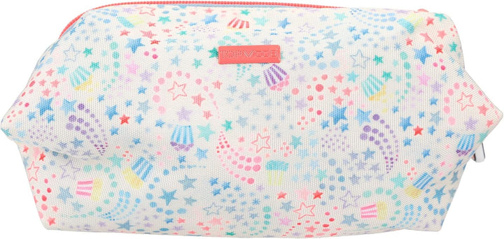 Depesche 12387 TOPModel Cutie Star - Kosmetiktasche mit Model-Motiv und Sternchen-Muster, Beauty Cas