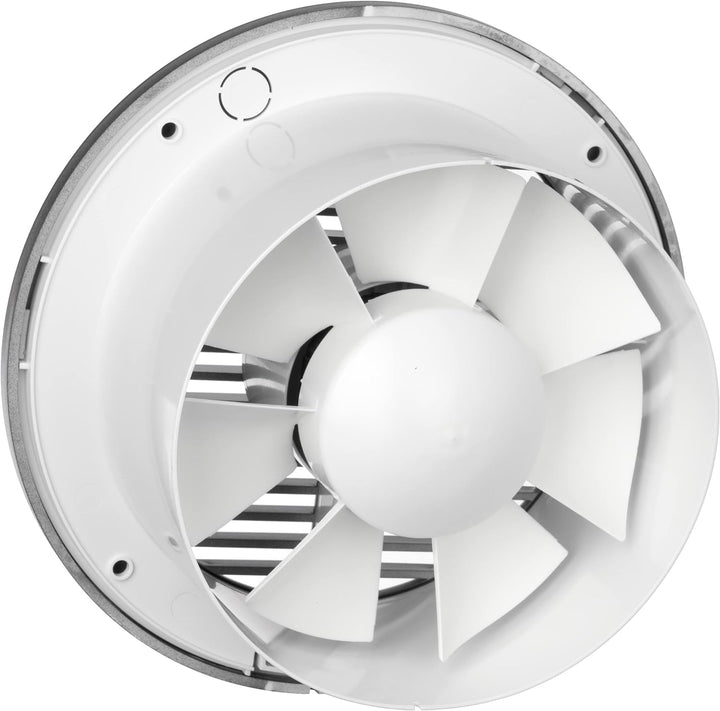 Ø 150mm Anthrazit Badlüfter - Ventilator mit Kugellager - Lüfter für Effiziente Belüftung im Bad Kuc