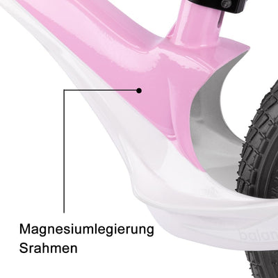 CXWXC Laufrad ab 2 Jahre Einzigartiger Magnesiumlegierung 12 Zoll Kinder Laufrad Tragfähigkeit von 3