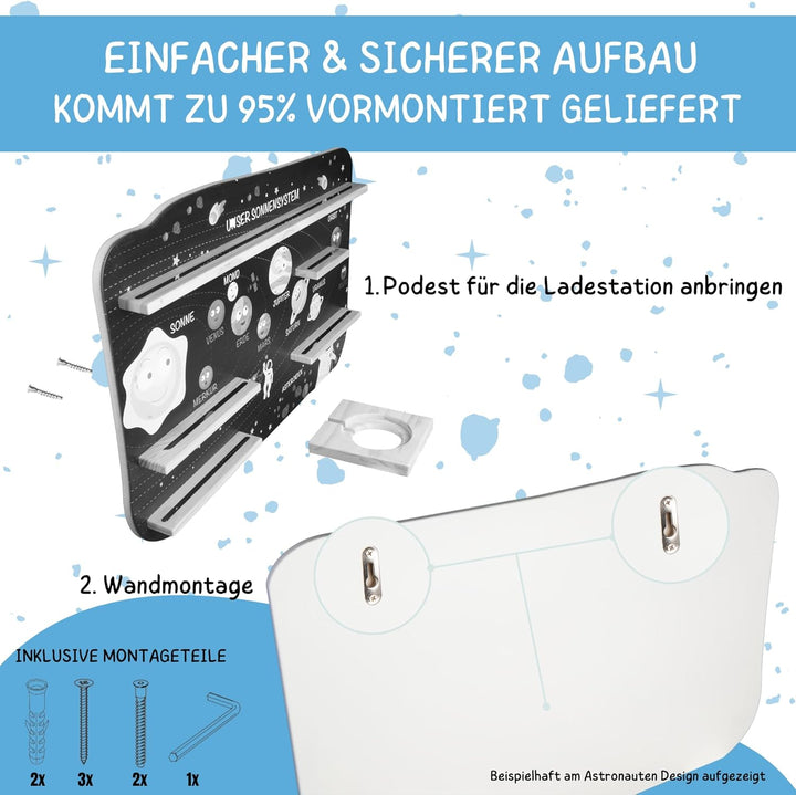 bunnyboo Toniebox Regal - Regal für Toniebox und Figuren - ausreichend Platz für bis zu 45 Tonies un