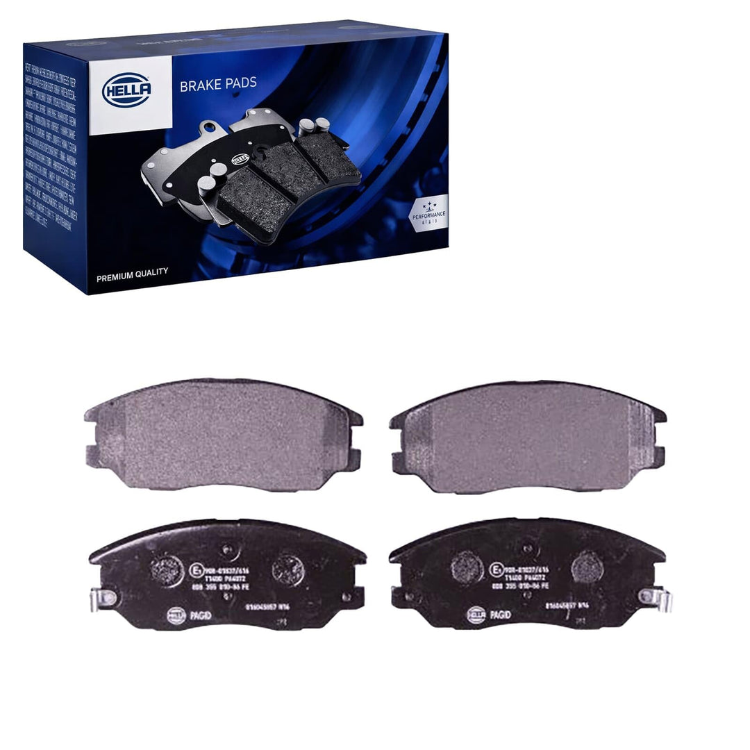 HELLA PAGID 8DB 355 010-861 Bremsbelagsatz - T1400 - Dicke/Stärke: 16.5mm - Bremssystem: Mando - mit