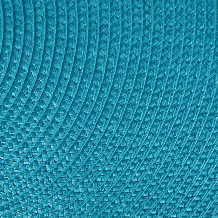 DII Klassische gewebte runde Tischsets, 38,1 cm Durchmesser, Baja Blue, 6 Stück, Baja Blue