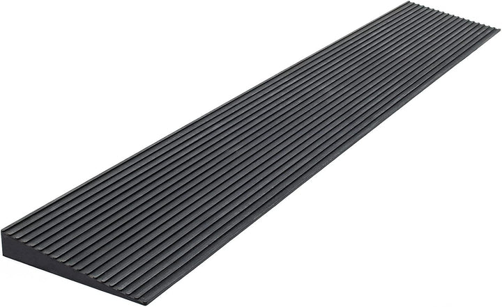 Türschwellenrampe 35x200x900mm für Rollstuhl & Rollator, Vollgummi, rutschfeste Oberfläche, kürzbar