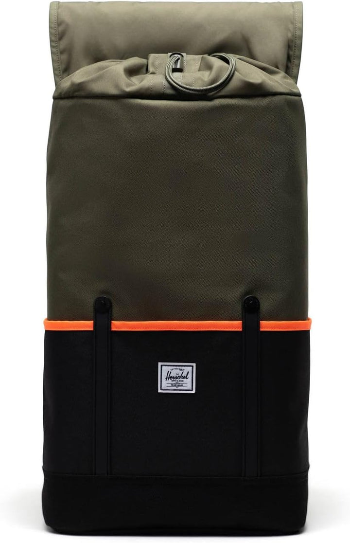 Herschel Unisex Retreat Pro Tasche Einheitsgrösse Ivy Green/Black/Shocking Orange, Einheitsgrö&