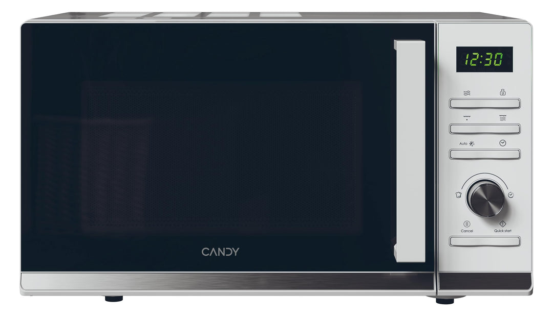 Candy CMGA25TNDW Mikrowelle mit Grill, 25 l, 900 W-1000 W, 11 Leistungsstufen, Drehregler und Knöpfe