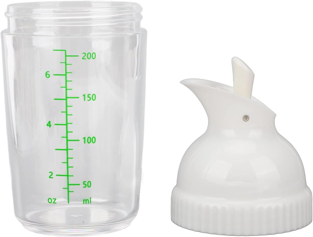 200 Ml Salatdressing-Shaker BPA-frei Verhindert Auslaufen Salatdressingglas mit Deckel für die Küche