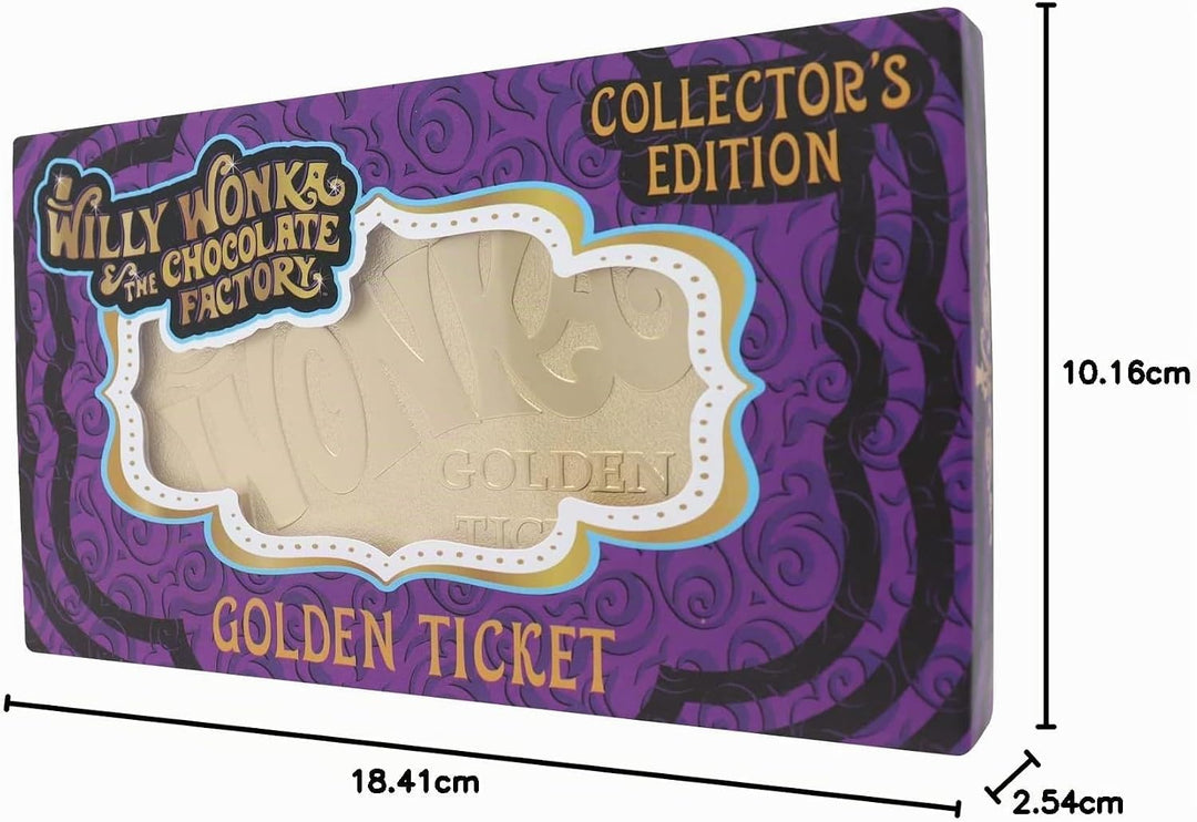 FANATTIK Willy Wonka - Golden Ticket - Ticket Edition Collector