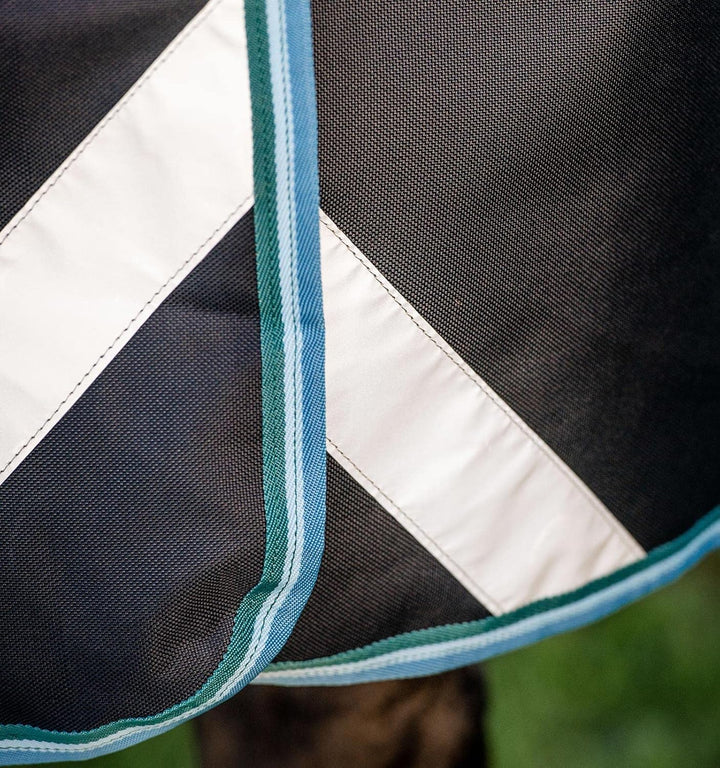 Horseware Amigo Bravo Turnout 12 Original lite 100 g Disc Navy/Turquoise Gr. wählbar 115 cm / 5`6, 1