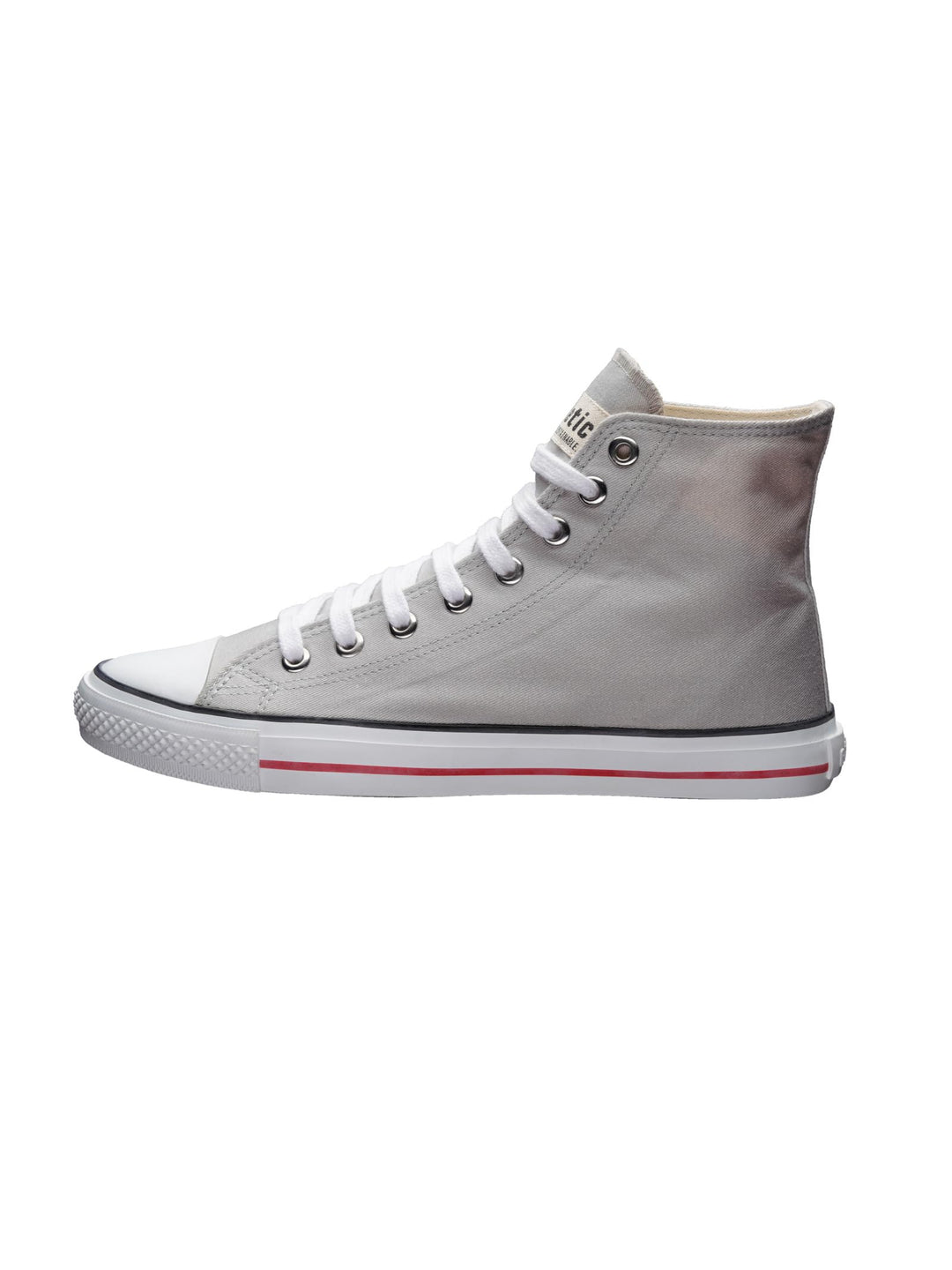 Ethletic - Unisex - Canvas Sneaker - White Cap Hi Cut - Fairtrade Produkt 36 EU Mirage Grey P Just W
