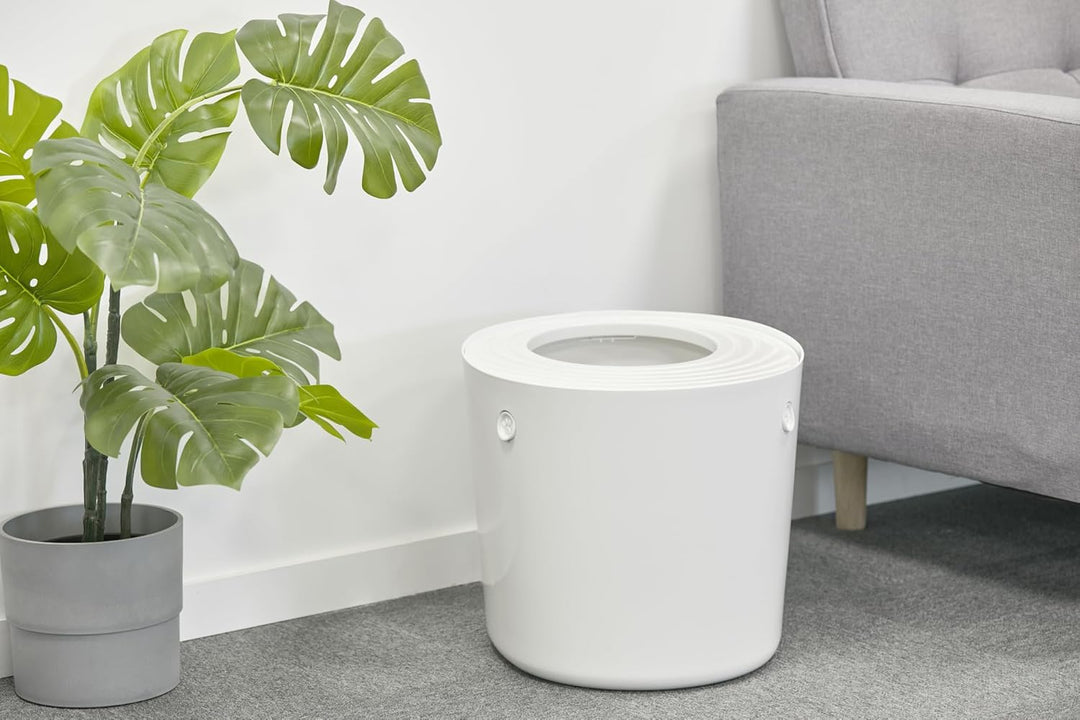 Iris Ohyama, Katzentoilette, Geschlossene Katzentoilette, Schaufel, L53 x T41 x H37 cm, PUNT-530, We