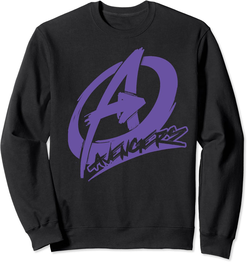 Marvel Avengers Spray Painted Text Logo Sweatshirt