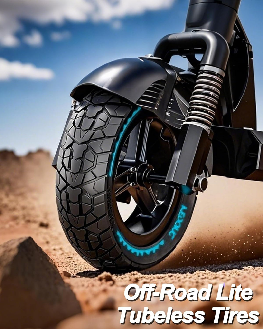 2PCS E Scooter Reifen 9.5x2.5-6.1 Tubeless, Werten Sie Ihr Scooter auf mit Reifen 9.5x2.5, Vollgummi