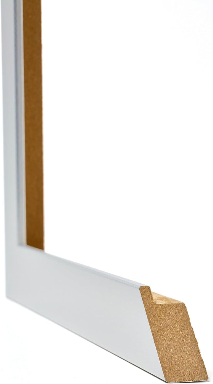 yd. Your Decoration - Bilderrahmen 75x100 cm - Aluminium Gebürstet - Bilderrahmen aus MDF mit Acrylg